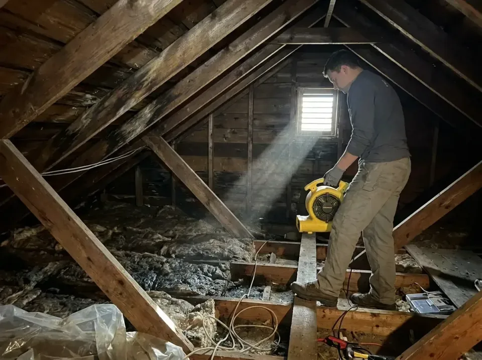 attic-water-damage-drying-proc-007 — frequently asked questions, Emergency Water Extraction & 24/7 Flood Response in Coffeyv…